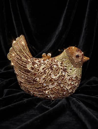 luxury wedding clutches bridal wear with shapes