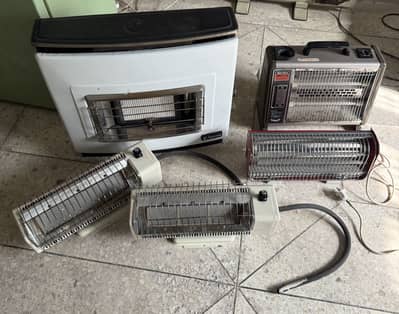 4 Japanese Heaters - 1 Corona Heater