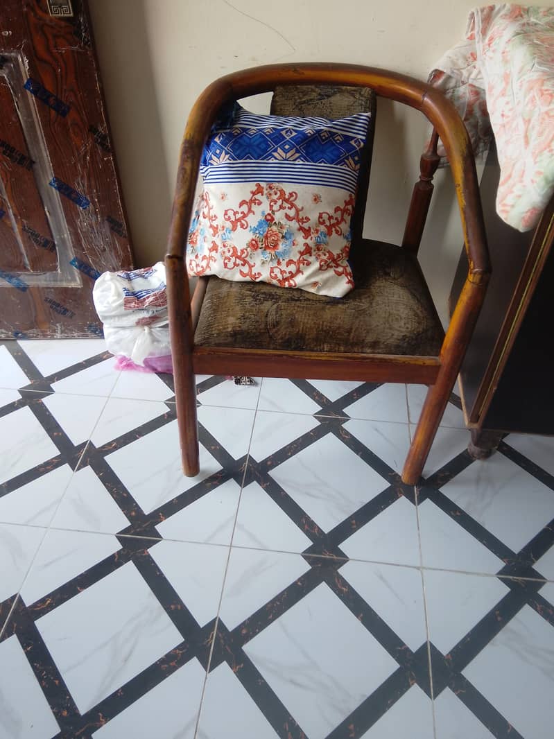 wood sofa set 1