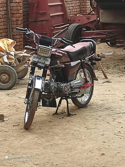 hispeed 70cc 2025 model like new bike