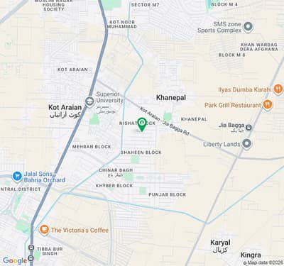 10 Marla Residential Corner Plot Available For Sale In Chinar Bagh Nishat Block