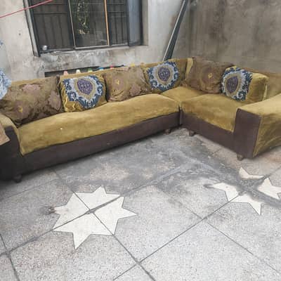 L shape sofa / corner sofa / 6 seater sofa set / 7 seater sofa set