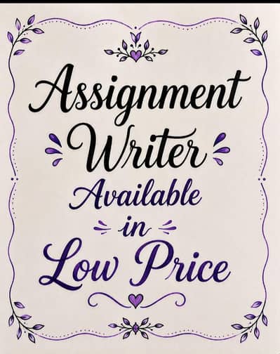 Assignment writer