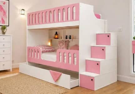Bunk bed | Kid wooden bunker bed | Baby bed | Double bed | Triple bed