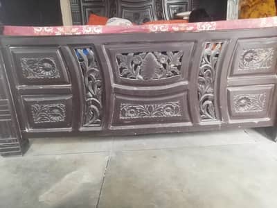 Gently Used [King/Queen/Double] Size Wooden Bed Set for
