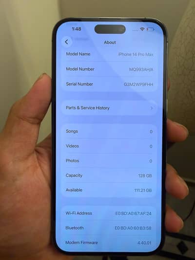 Iphone 14 pro max panal