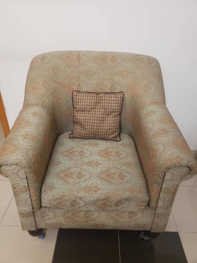 Fully Hand Built with Original Wood Sofa Set
