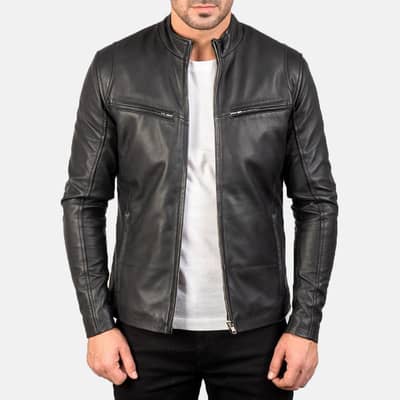 Leather fashion jacket