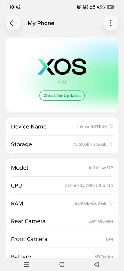 Infinix Note 6