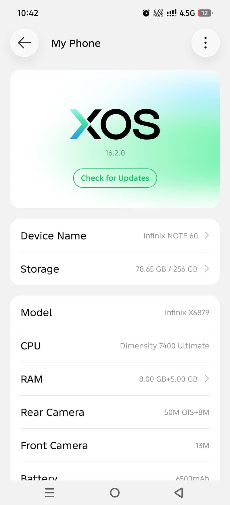 Infinix Note 6 0