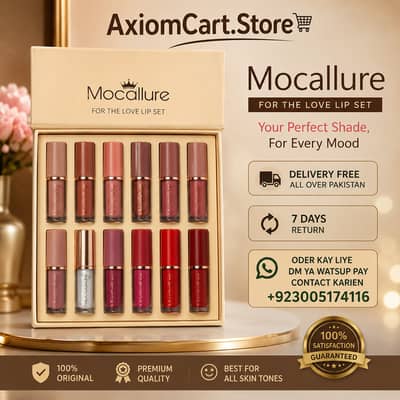 Mocallure For The Love Lip Set – 12 Shades | Only 1799 Rs