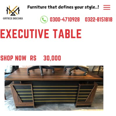 Executive Office Table | Modern table | Luxury Office table