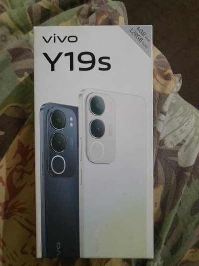 vivo y19s mobile ka box charger original cabal be Hai