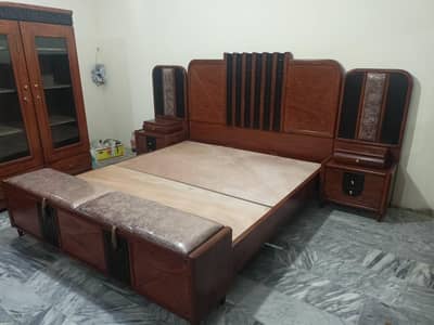 Complete bed set and 5 seater sofa