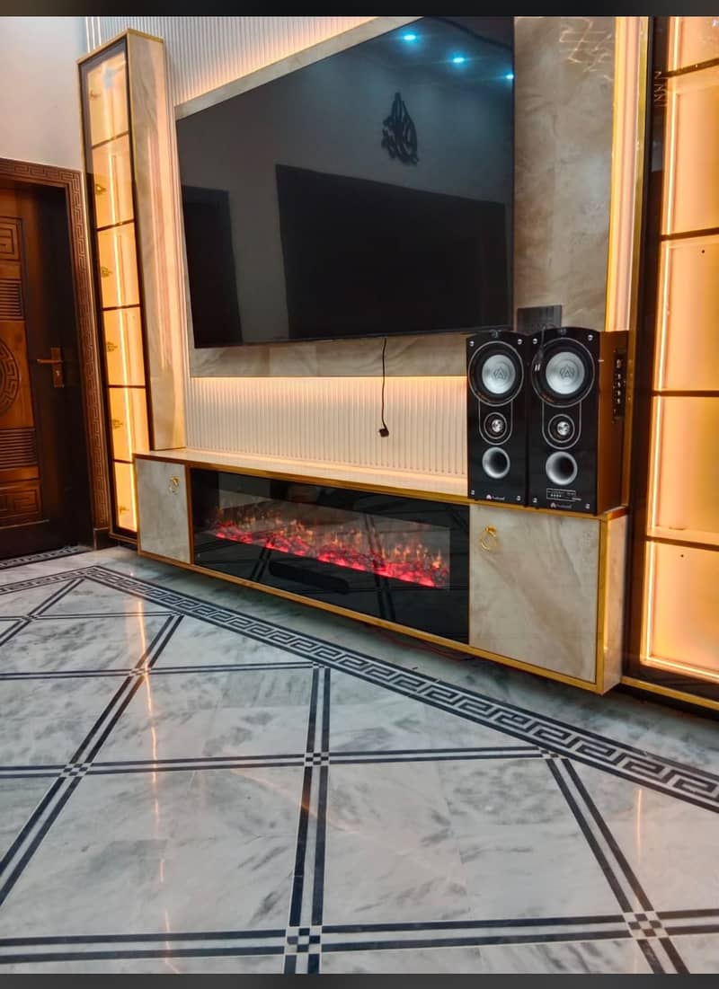 Electric fireplace - gas fire place -water vapor fire place- Fireplac 10