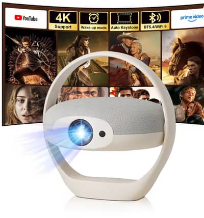 Smart Projector N21 ( 3 in 1 Android projector ) 200” display 4K UHD