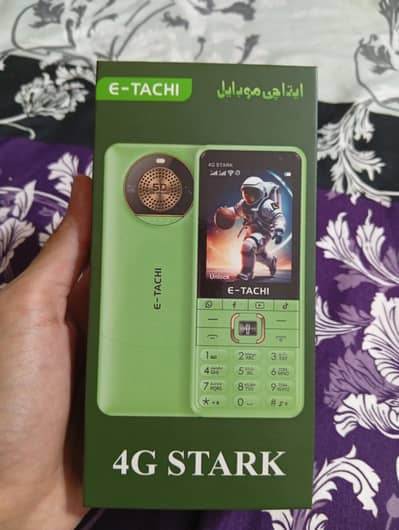 E-TACHI 4G STARK (2GB RAM/32GB ROM)-Complete Box & All Accessories