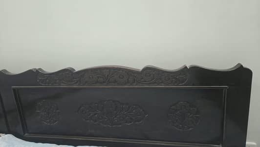 2 single bed chiniot wood