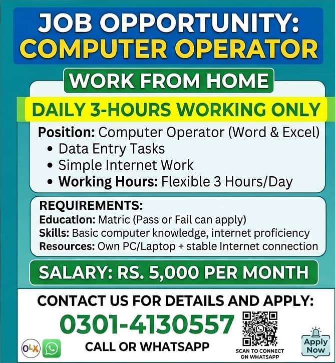 COMPUTER OPERATOR 0