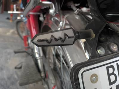 Stylish LED Bike Indicators | Sirf 4 Days Used | Like New1
