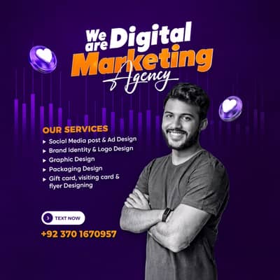 Professional Graphic Design & Digital Marketing Services