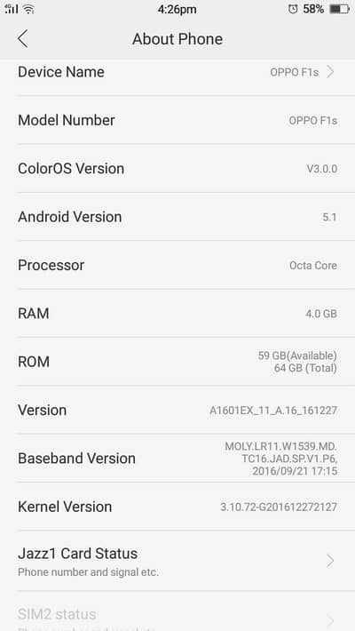 OPPO F1s