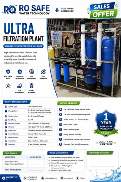 Ro plant 5000 gellon New RO Plant For Sale With Warrenty-Installation