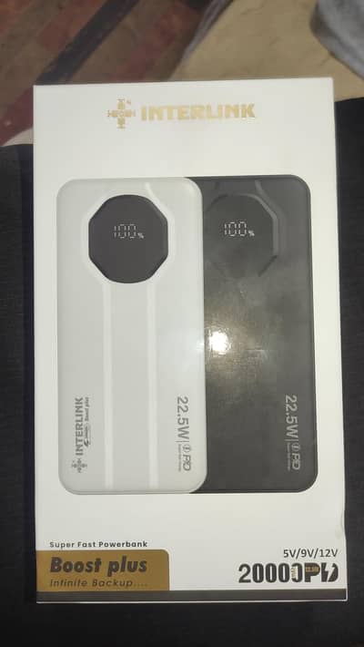 Powrbank 20,000 mAh Super Fast