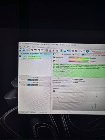 SK Hynix 512GB NVME M. 2 high speed SSD