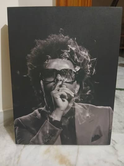 The Weeknd picture frame wall hanging