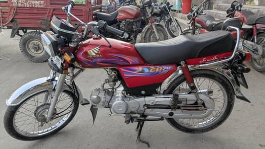HONDA 70 2024 RED