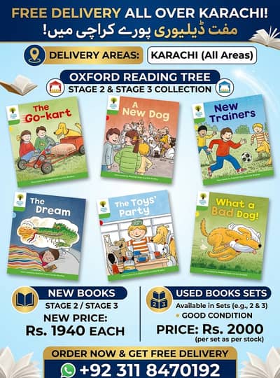 Oxford Reading Tree Storybooks Set (6 Books Pack) – Biff, Chip & Kipp