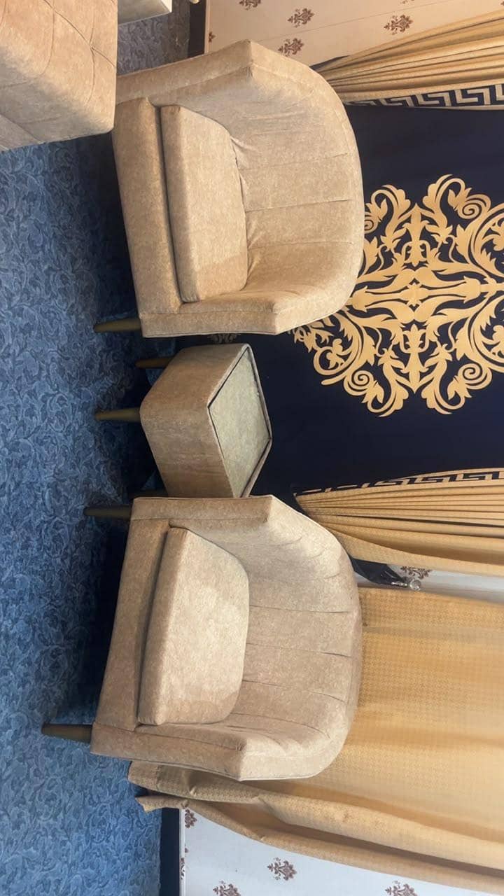 sofa chairs 2 with table & couch 2