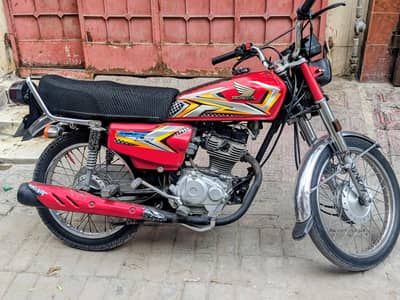 Honda CG 125  2023 MODEL with 25 model double saman