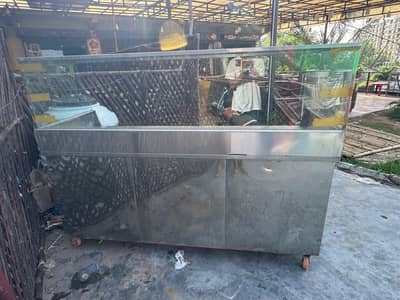 PIZZA oven and pan.  SETUP AND COUNTER 03212063134