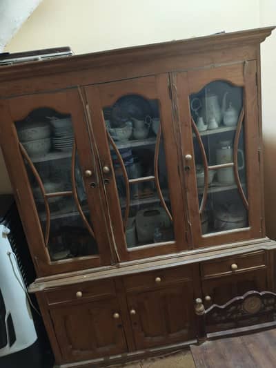 Wooden China Cabinet / Showcase – Solid Wood