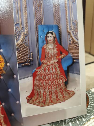bridal red lehnga