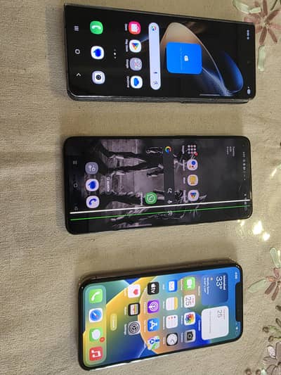 iPhone XS fold 4 and one plus 9 all for 93000