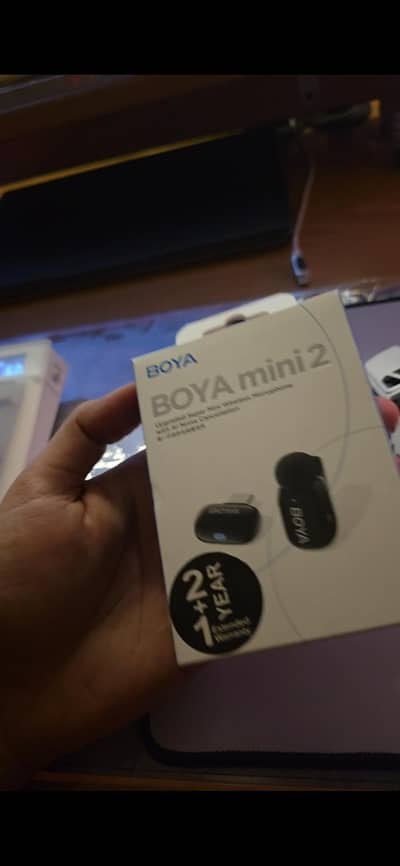 Boya Mini-02-06-Upgraded Super mini Wireless microphone