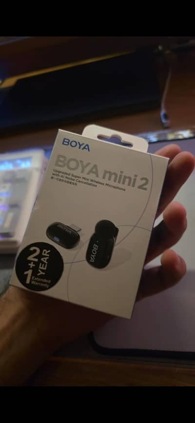 Boya Mini-02-06-Upgraded Super mini Wireless microphone