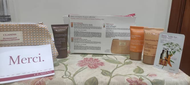 Clarins Paris Skincare Travel Set & Korean Snail Gel - Brand New