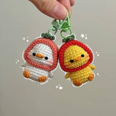 crochet tomato plushie