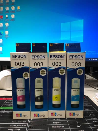 Epson Original Inks Models 003,057,673 Available With Delivery.