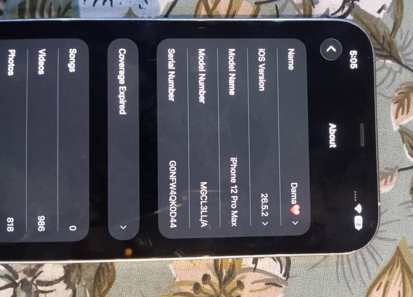 iPhone 12 pro max 0