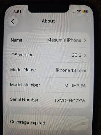 Apple iPhone 13 mini With Charger