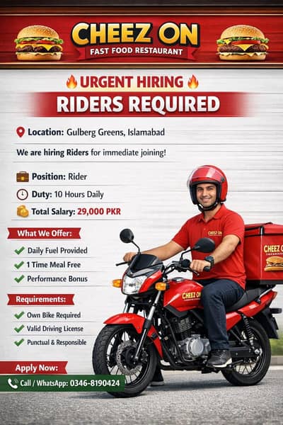 bike rider job