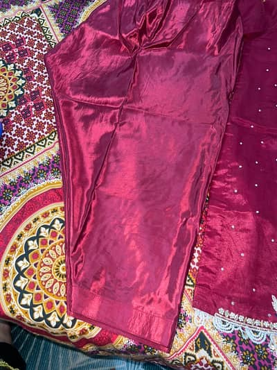 Maroon 3 Piece Formal Dress for Women | Stylish Party Wear Suit