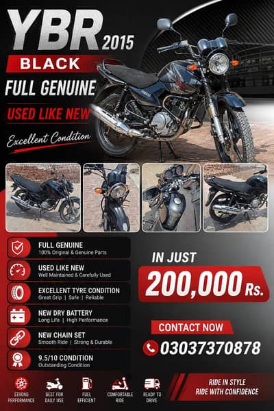 Yamaha ybr G 2015 japanese assembled