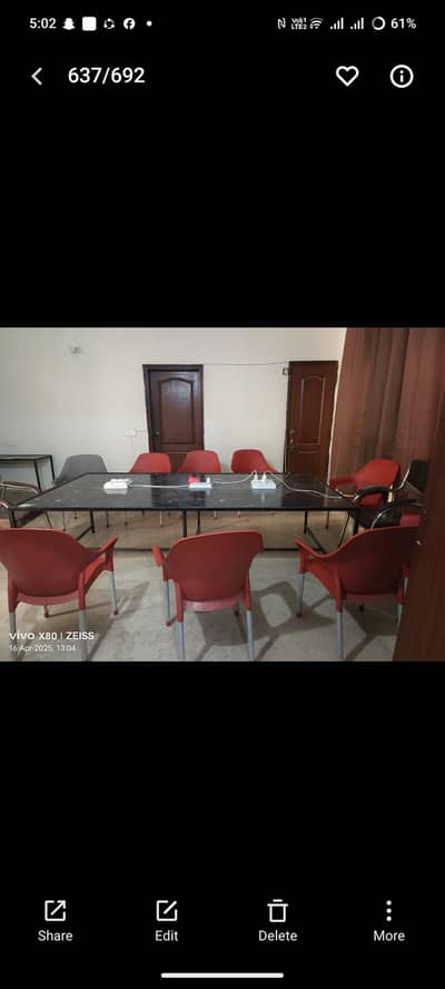 Team Workstation / Work Table Capacity 12 Members / Meeting Table /