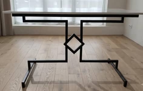 Branded Style  Iron Table - Custom Built for Durability & Style